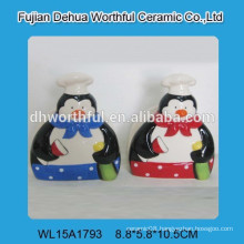 Ceramic lovely penguin ceramic sanitary napkin holder